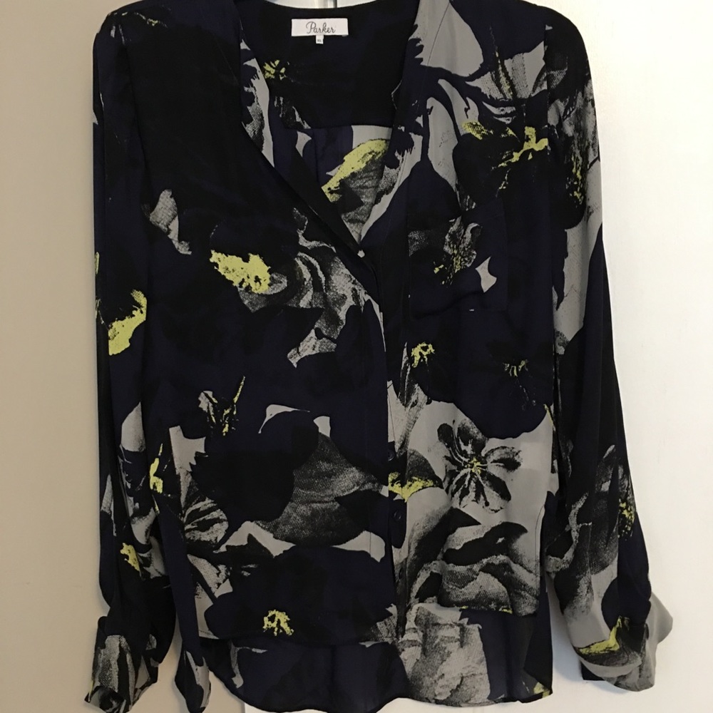 Parker Silk Floral Blouse